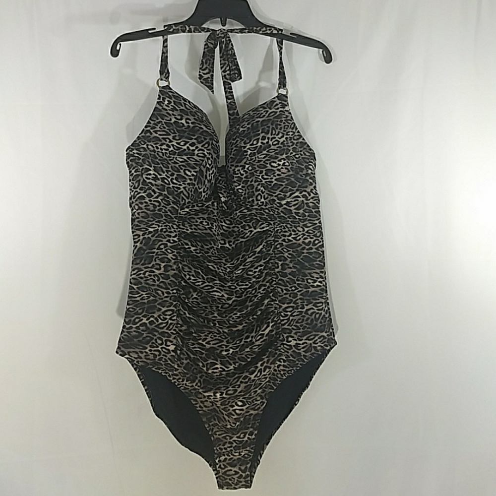 Swim Sexy one piece animal print swim suit sz 20